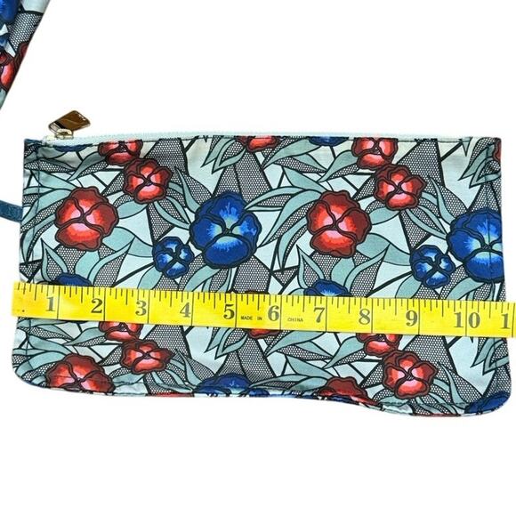 Furla Floral Bags & Handbags for Women for sale | eBay NWT Furla Toni Marmo Floral Tote Italian Designer Canvas/Leather w/ Pouch